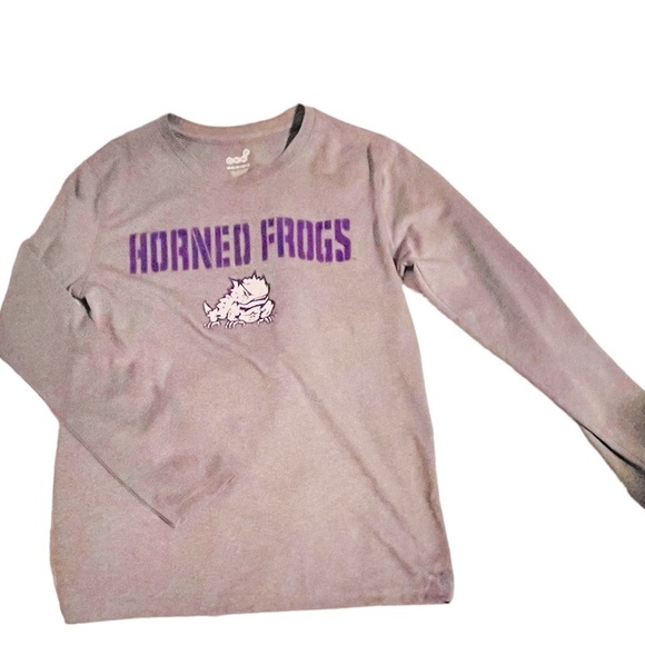 TCU long sleeve dri tek shirt Size M 10/12 by Gen2 - Picture 1 of 7